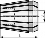  d 4,0 ER16 L27.5 DIN 6499
